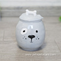 Pet Food Storage Container Ceramic Treat Jar